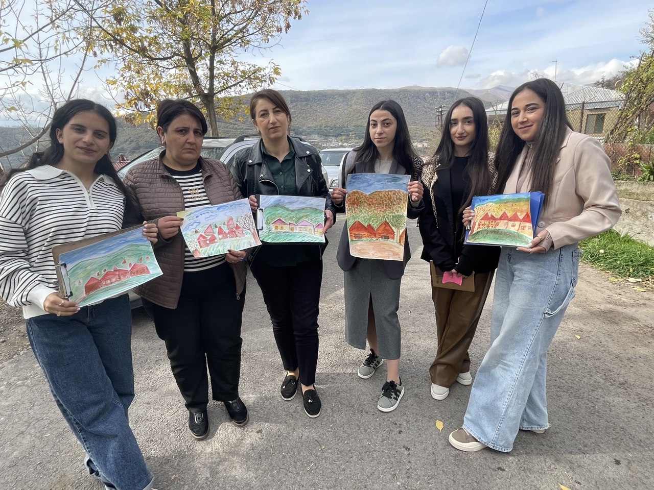 «Պլեներինայ նկարչություն» թեմայով բաց դաս բնության գրկում